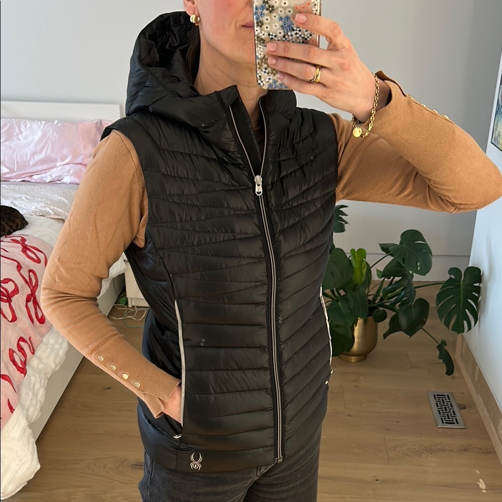 SPYDER Women's Black Puffer Vest